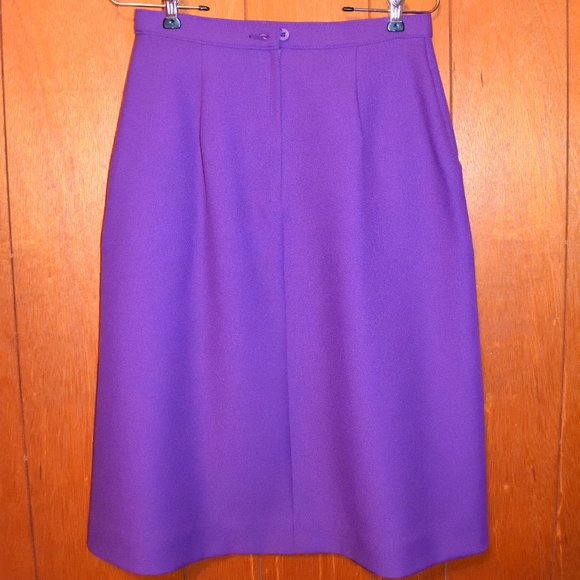 Vintage Purple Levi Strauss Bend Over Skirt Made in USA - Picture 2 of 7